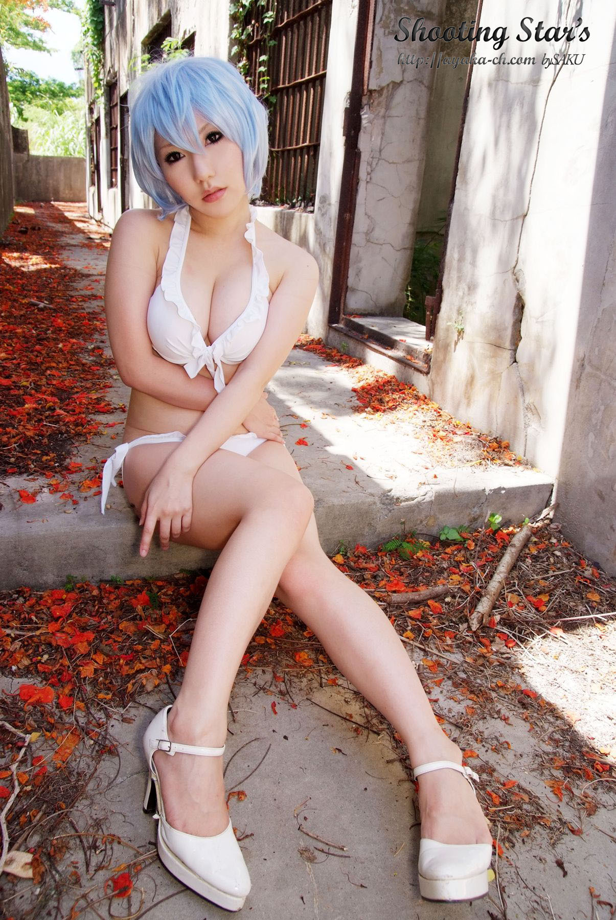 [Cosplay] 2013.03.26 Evangelion - Big Tits Rei Ayanami 1